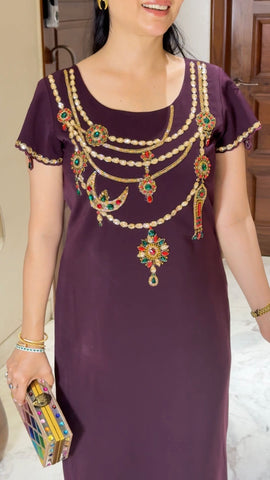 Jewel Embellished Dress