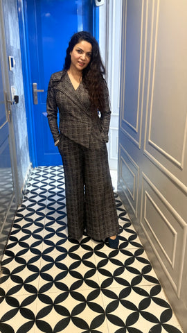 Tweed Jumpsuit