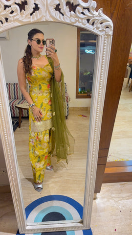 Printed farshi salwar